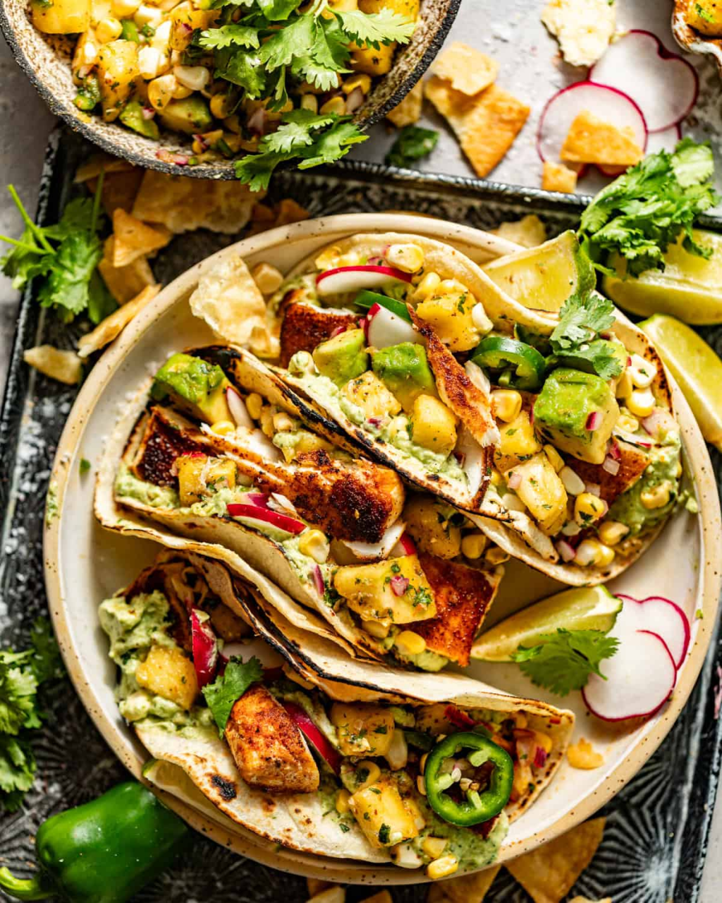 Blackened Mahi Mahi Tacos with Jalapeño Pineapple Salsa: A Taco That Hits&nbsp;Different